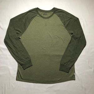 Levi's Army Green Long Sleeve Tee